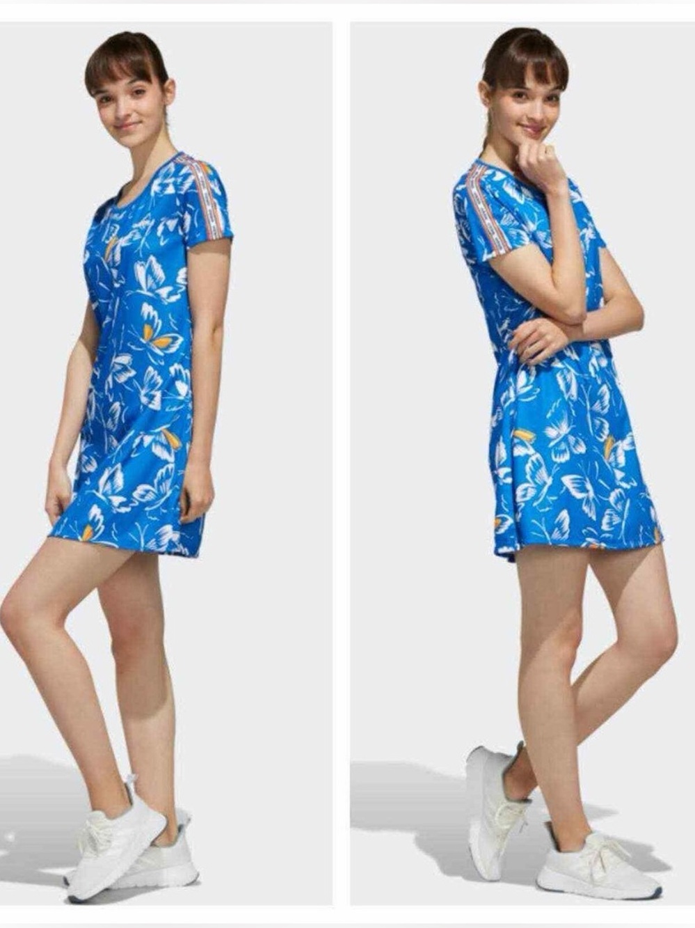 adidas x Farm Rio Butterfly T-Shirt Dress Size Medium